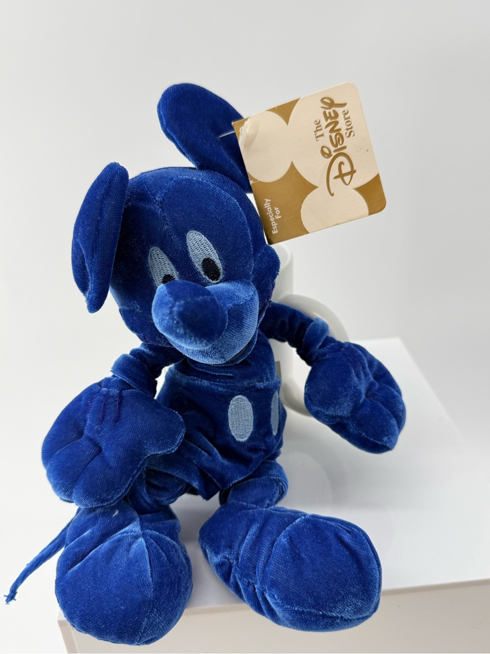Disney Blue Velvet Mickey Mouse Plush